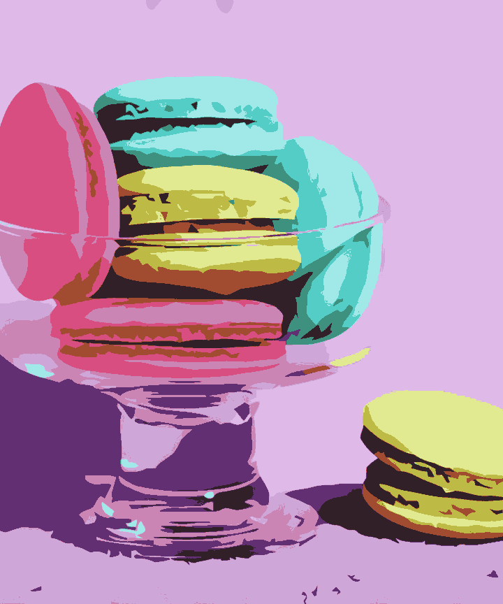 Macaroons Pop art