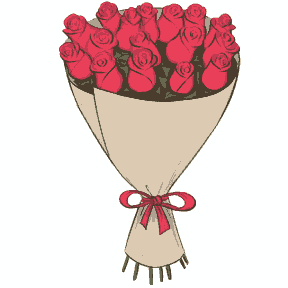 Bouquet of Closed Roses - Valentine Rose Day
