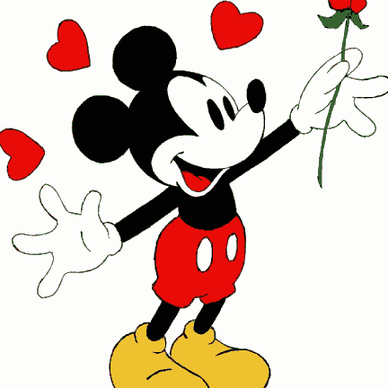 Mickey With Rose - Valentine Special