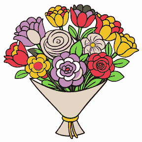 Colorful Flowers - Valentine Special