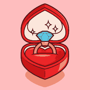 Ring in Box - Valentine Special