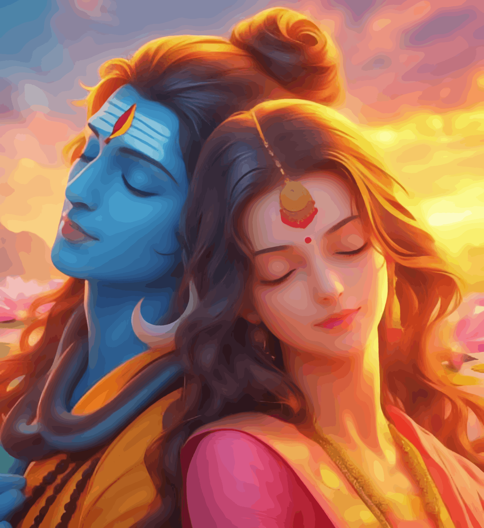 Eternal Love: Shiva and Parvati