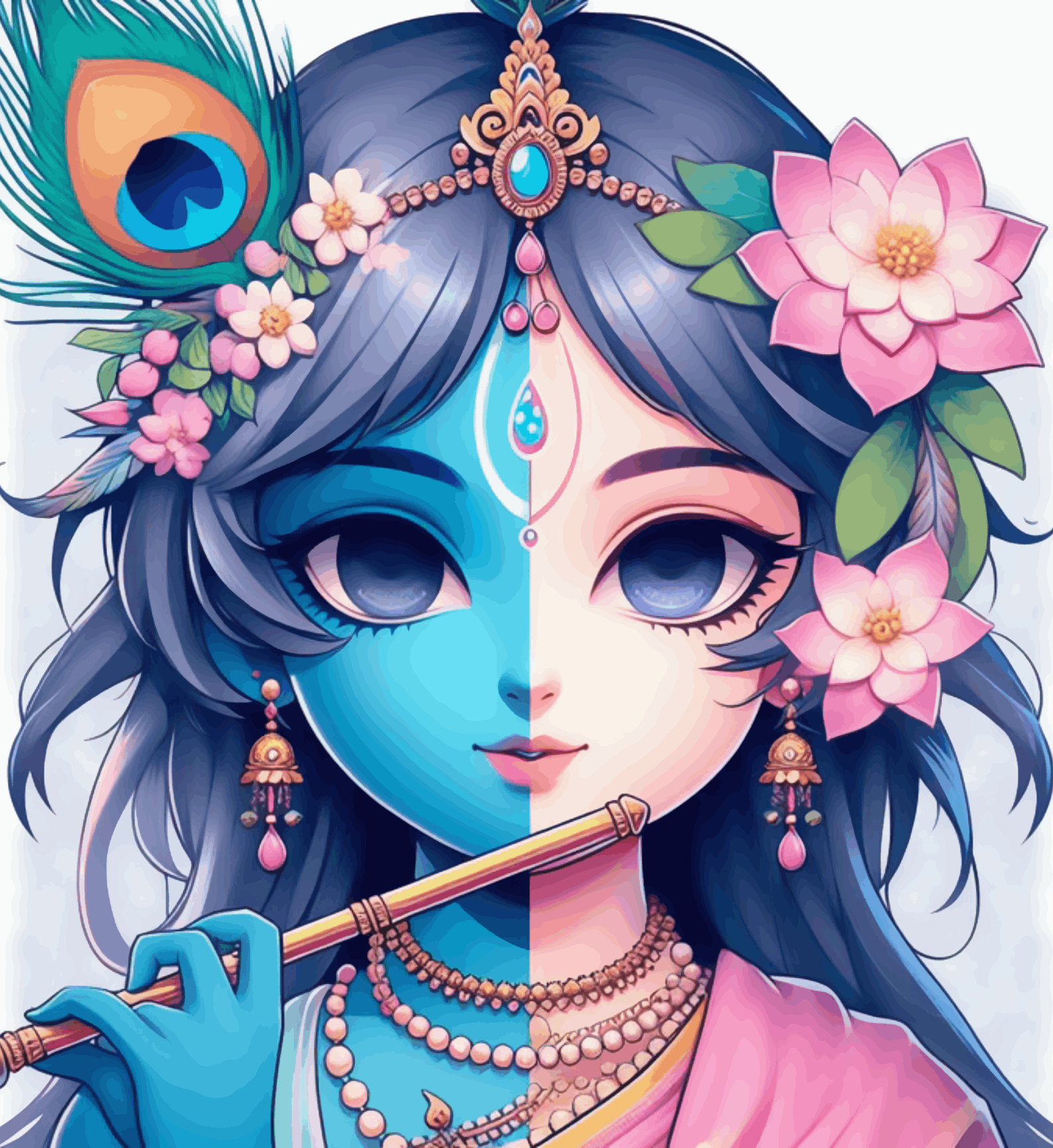 Divine Union of Radha Krishna