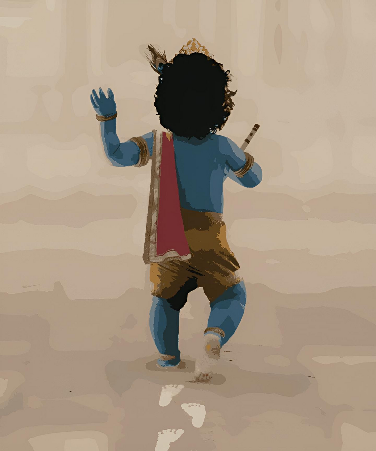 Krishna Divine Steps