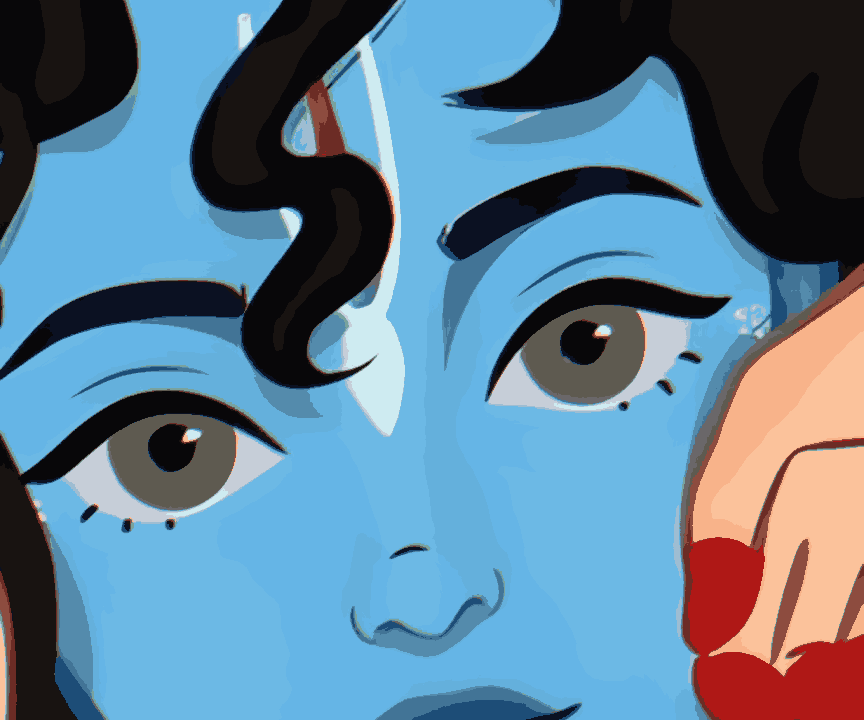 Enchanting Eyes of Krishna