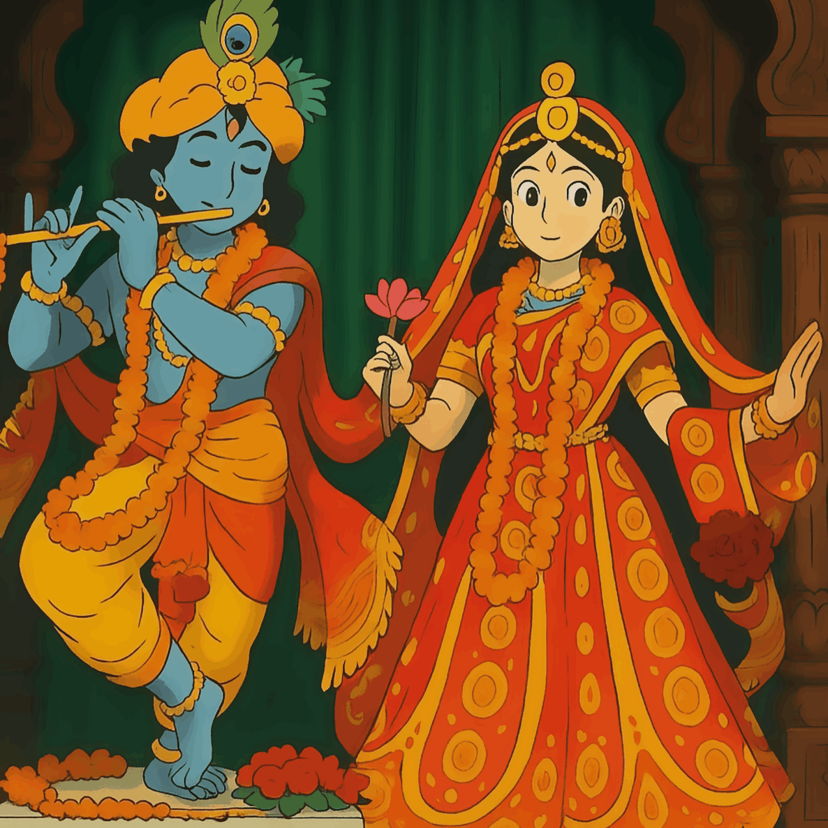 Radha Raman - Ghibli Addition Radha Krishna