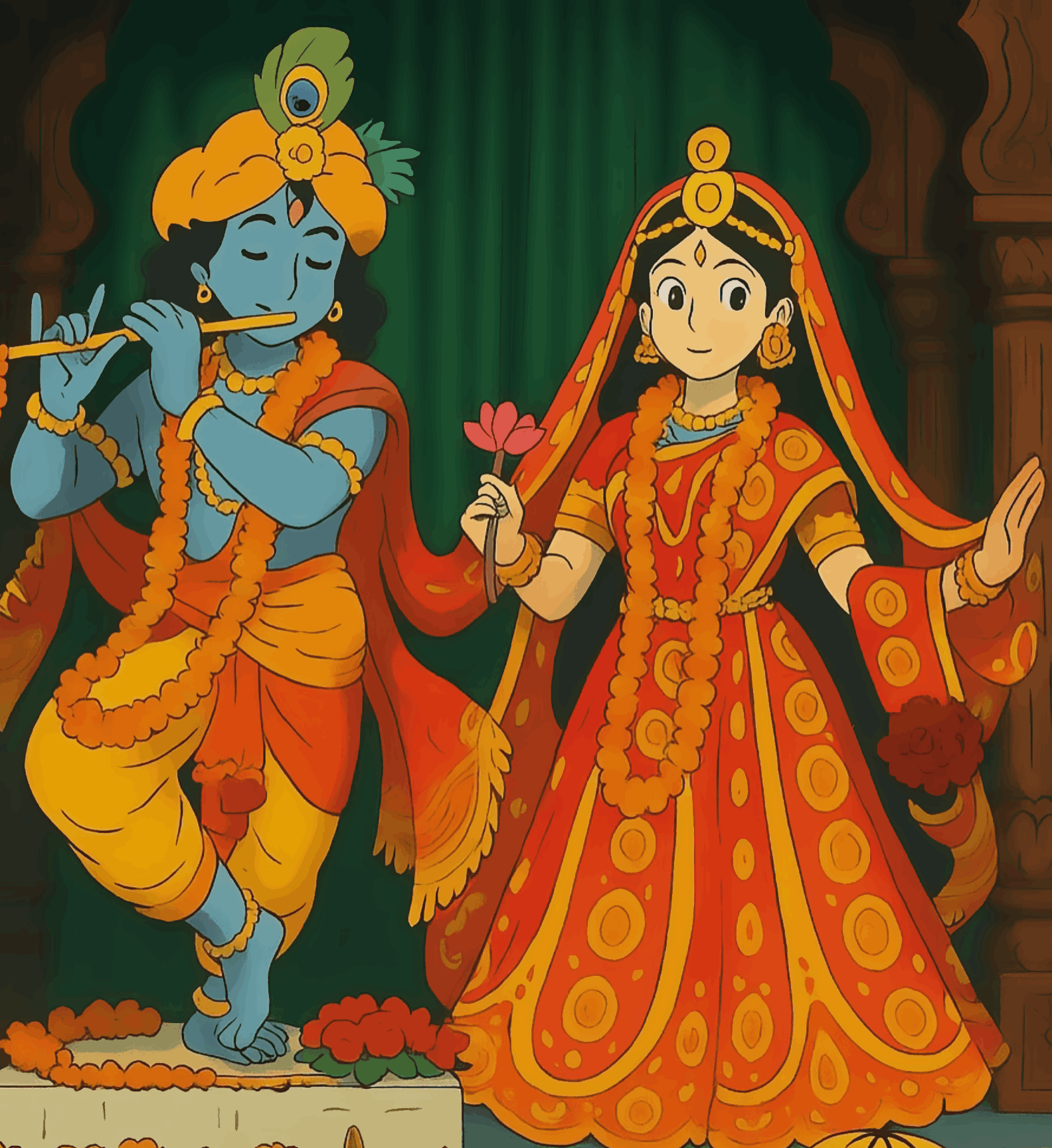 Radha Raman - Ghibli Addition Radha Krishna