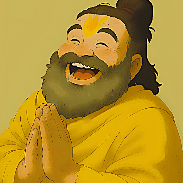 Premanandji Maharaj Ghibli Art - Ghibli Addition