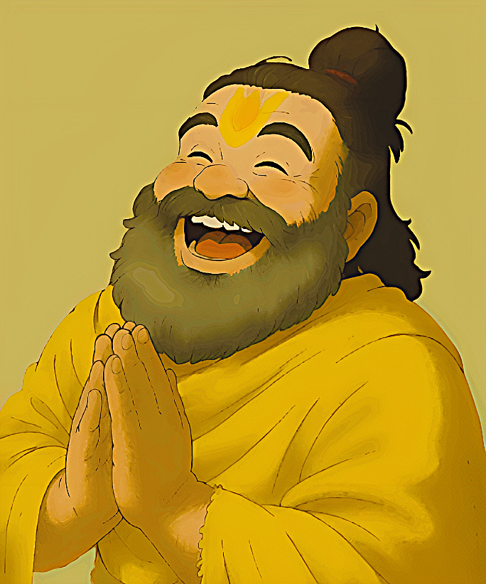 Premanandji Maharaj Ghibli Art - Ghibli Addition