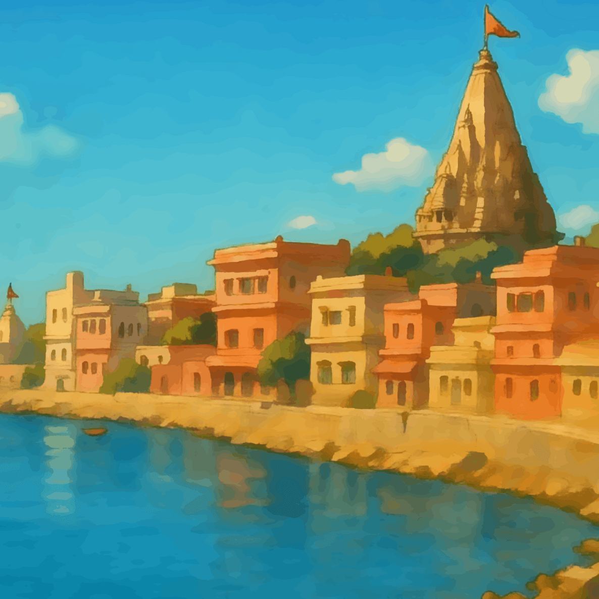 Dwarka Nagri - Ghibli Addition Krishna