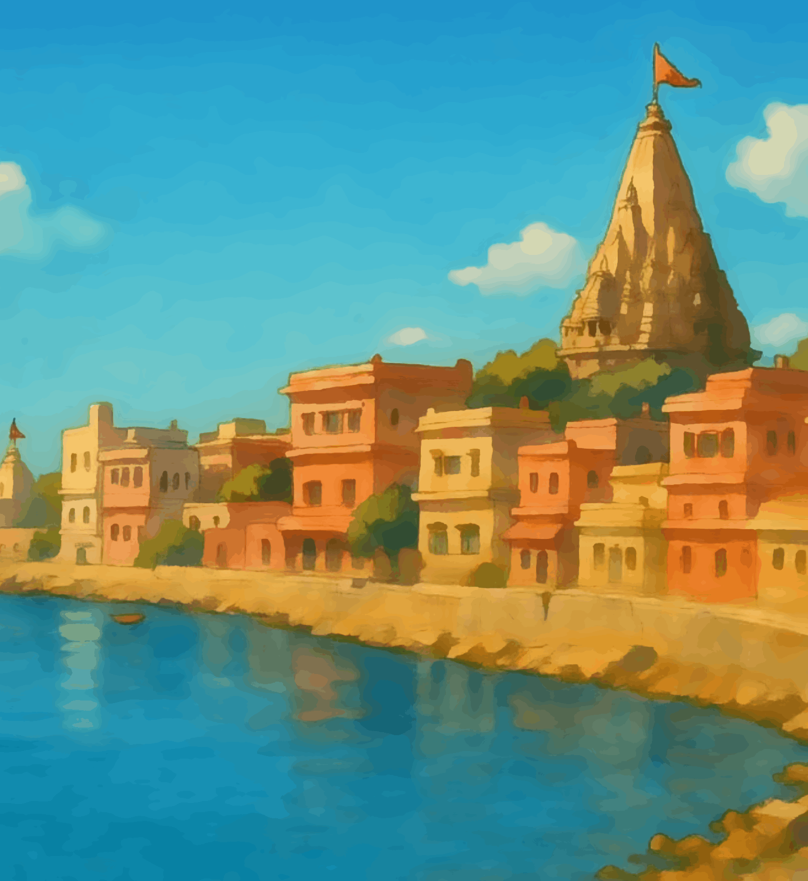 Dwarka Nagri - Ghibli Addition Krishna