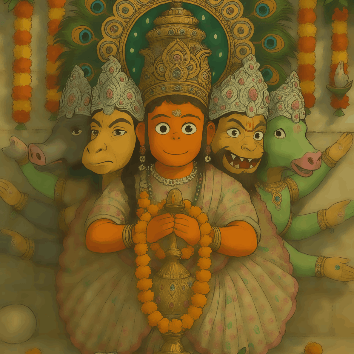 Panchmukhi - Ghibli Addition Hanumanji