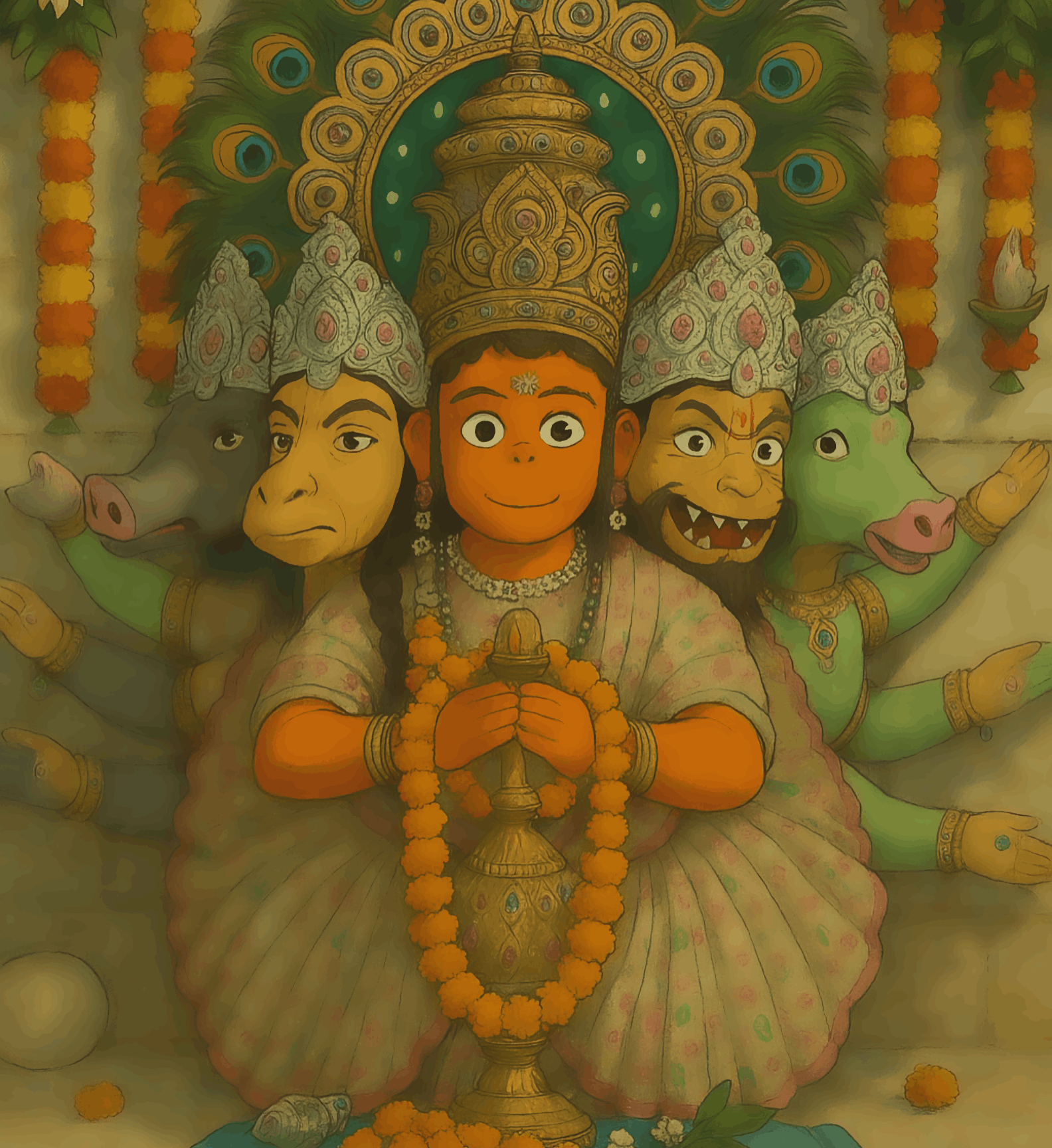 Panchmukhi - Ghibli Addition Hanumanji