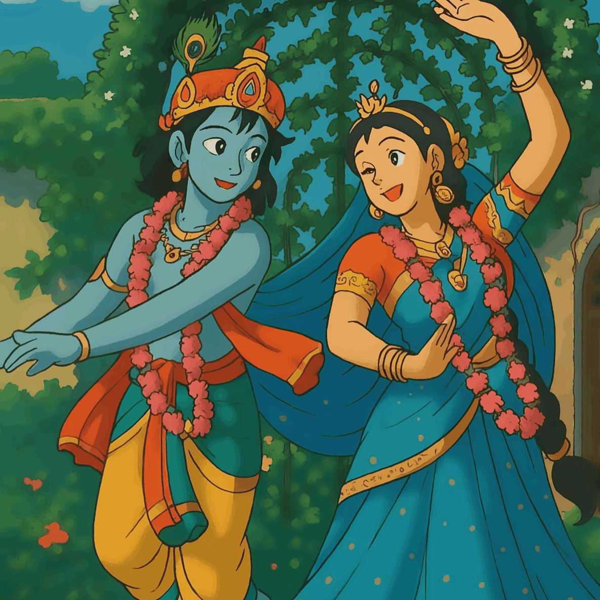 Madhur Rasleela - Ghibli Addition Radha Krishna