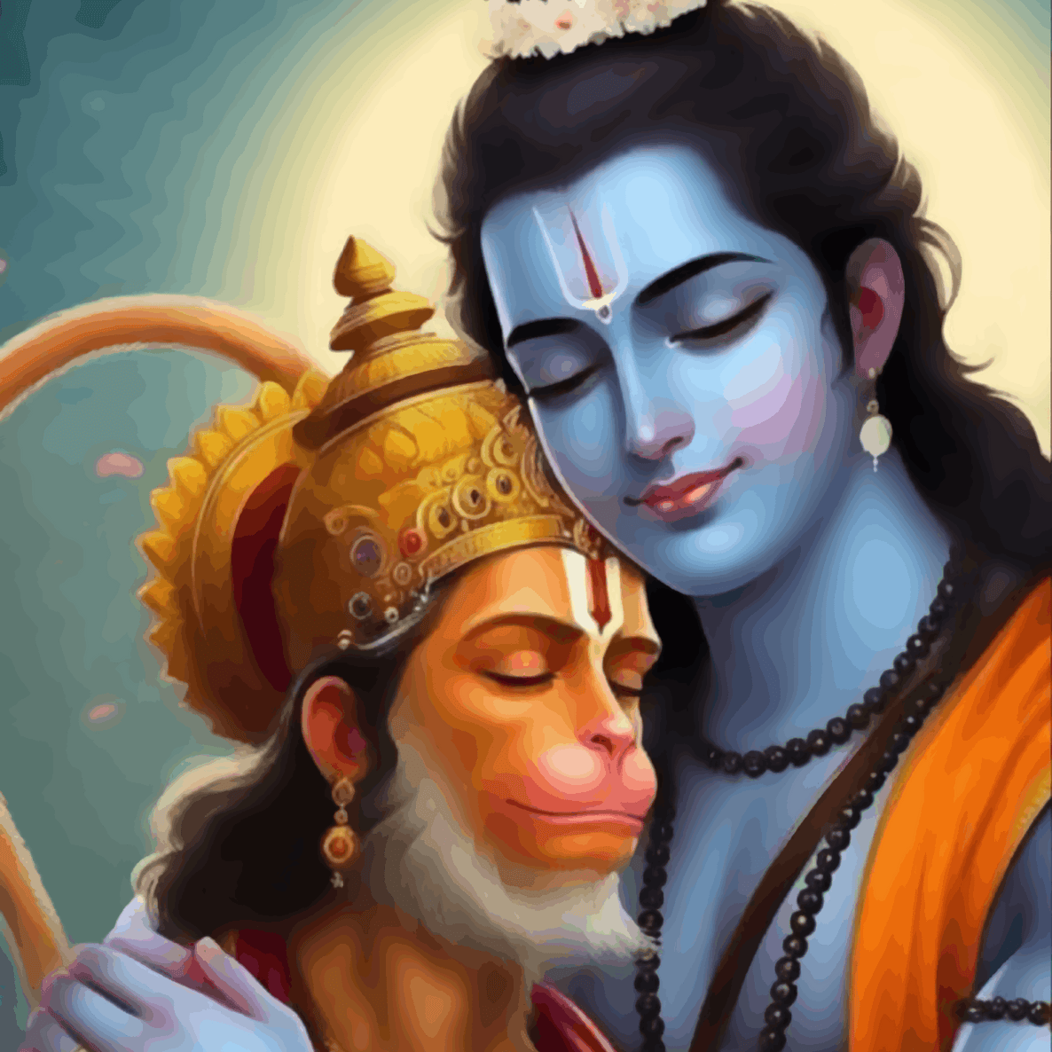 Divya Prem : Ramji And Hanumanji