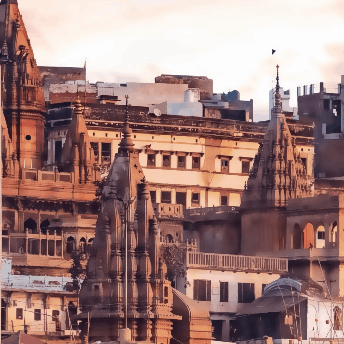 Morning at Varanasi Ghats - Ghat