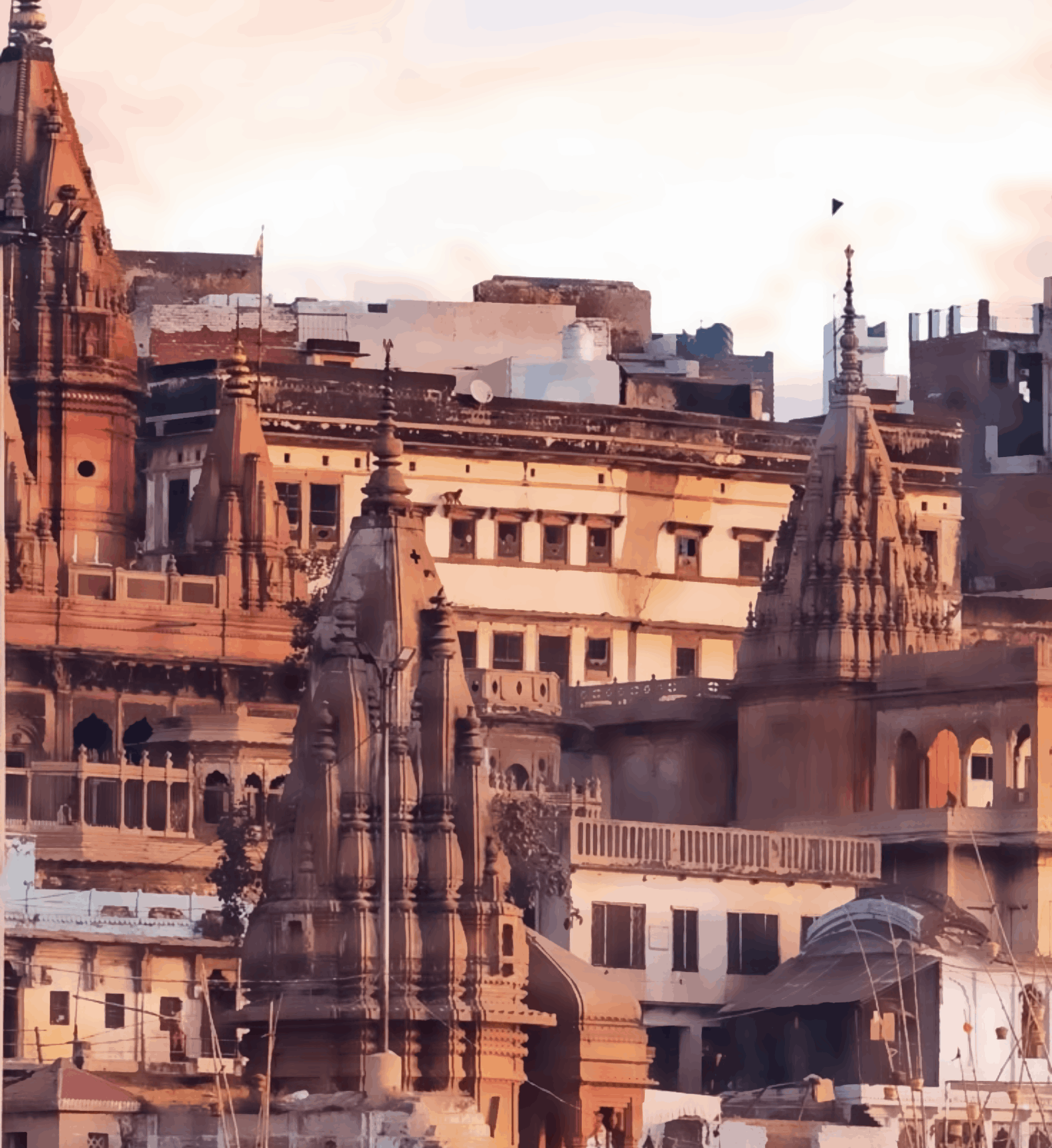 Morning at Varanasi Ghats - Ghat