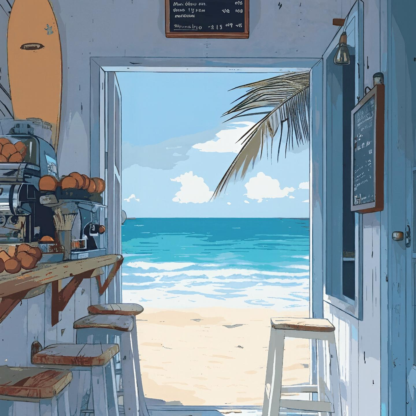 Costal Calm Cafe - Summer Edition