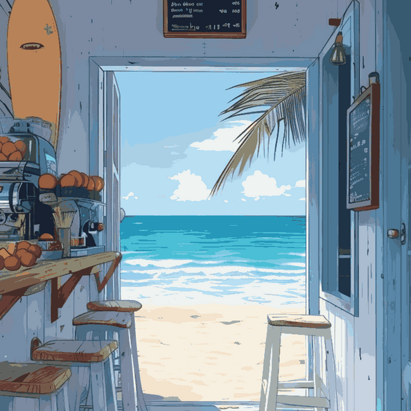 Costal Calm Cafe - Summer Edition
