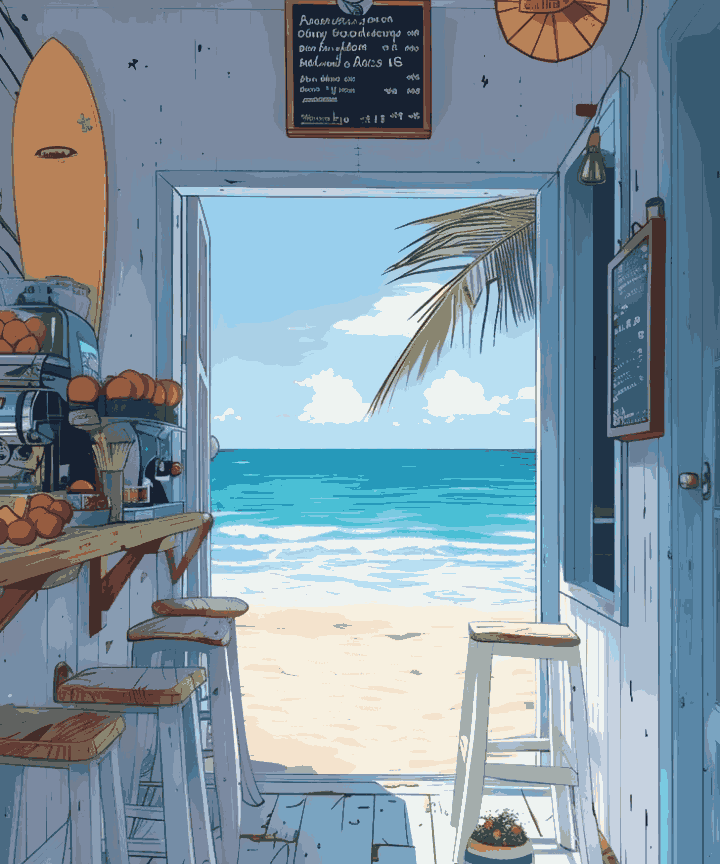Costal Calm Cafe - Summer Edition