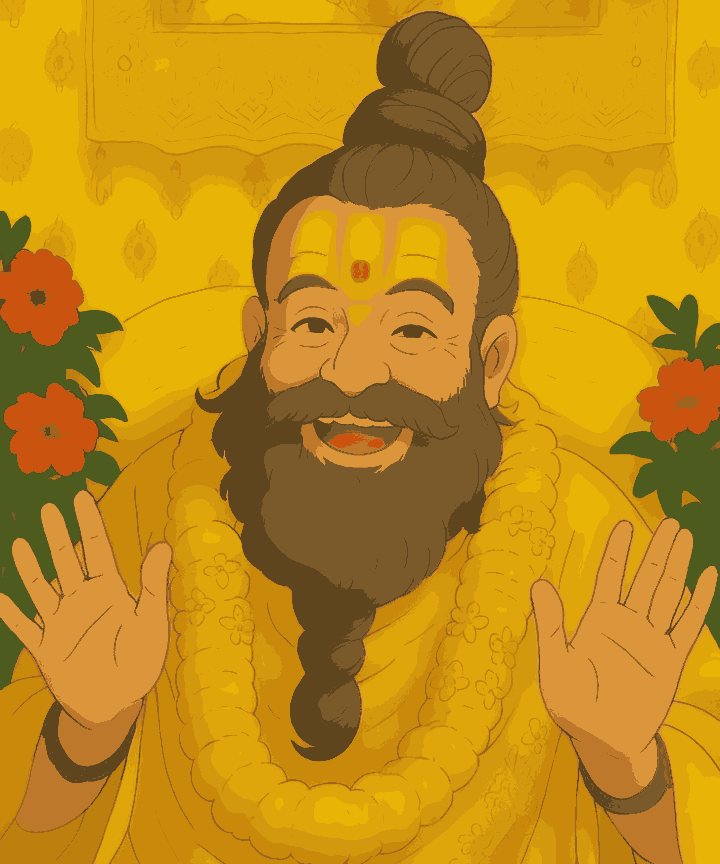 Blessing of Pramanandji Maharaj - Ghibli Addition