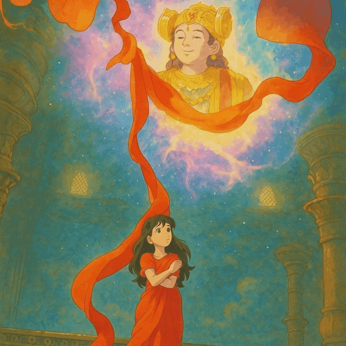 The Flowing Fabric - Ghibli Addition Mahabharat