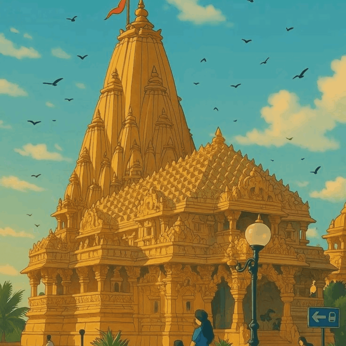 Somnath Temple - Ghibli Addition Mahadevji
