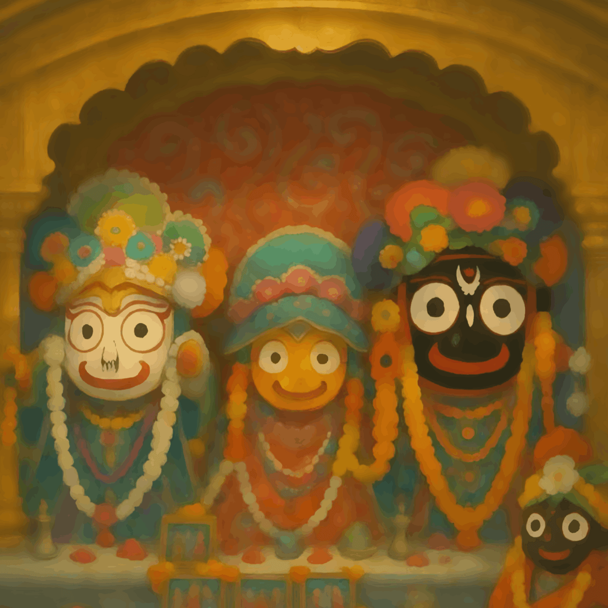 Chaturdha Murti - Ghibli Addition Jagannath Puri
