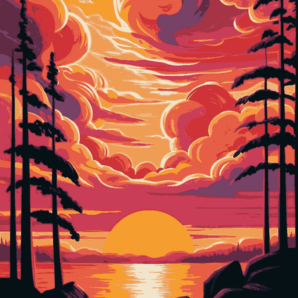 Sun Fiery kiss Goodnight - Summer Edition