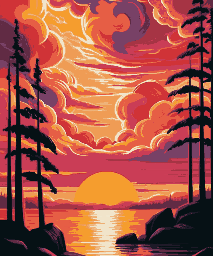 Sun Fiery kiss Goodnight - Summer Edition