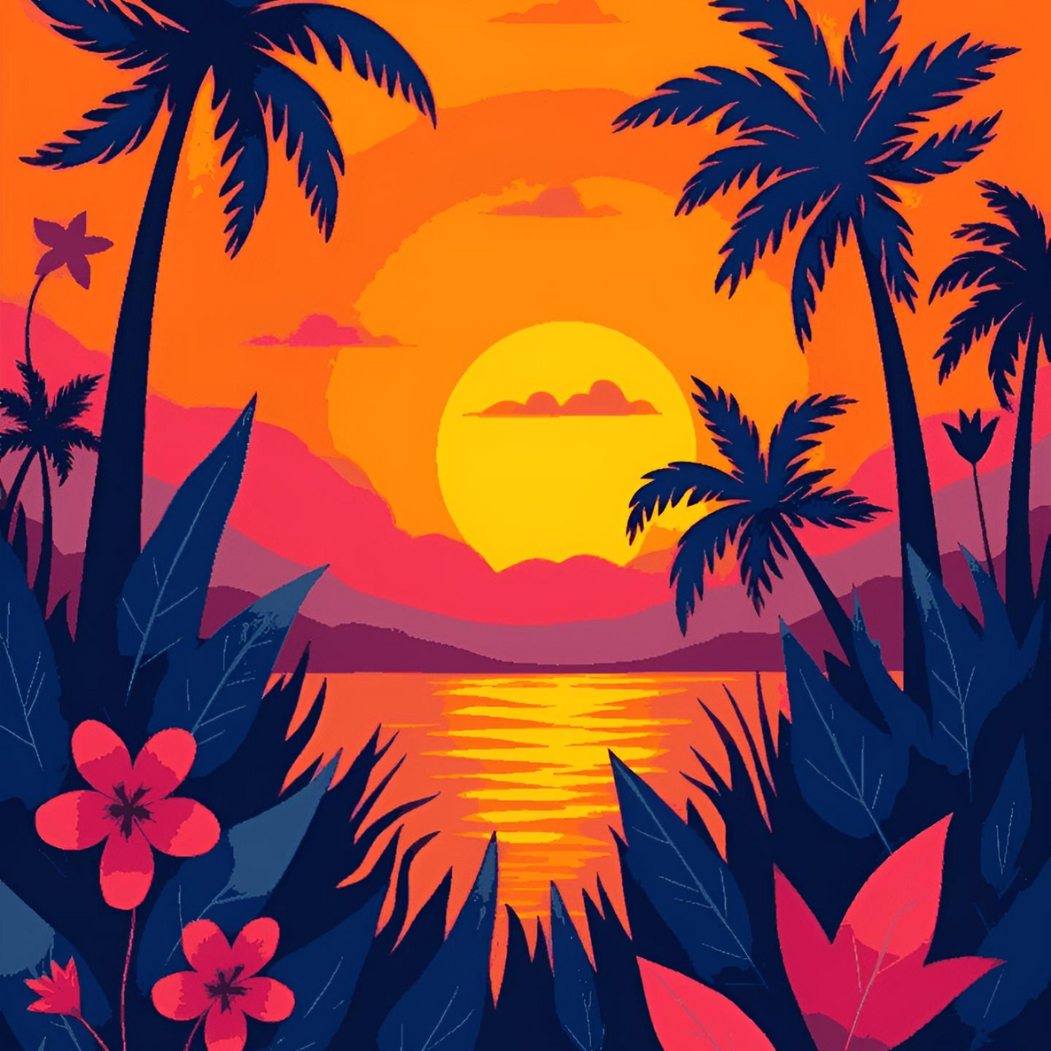 The sun bows gracefully - Summer Edition