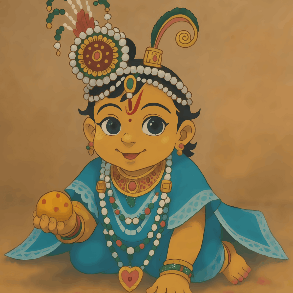 Laddo Gopal - Ghibli Edition