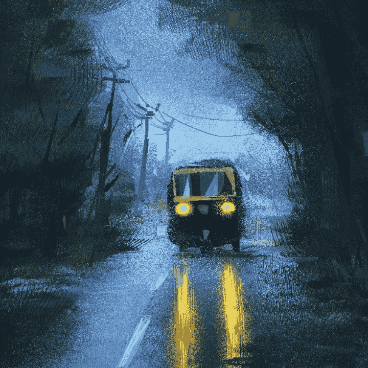 Soaked Streets & Yellow Seat - Monsoon Edition