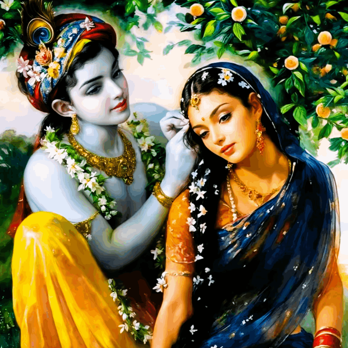 Divine Duo Radha Krishna
