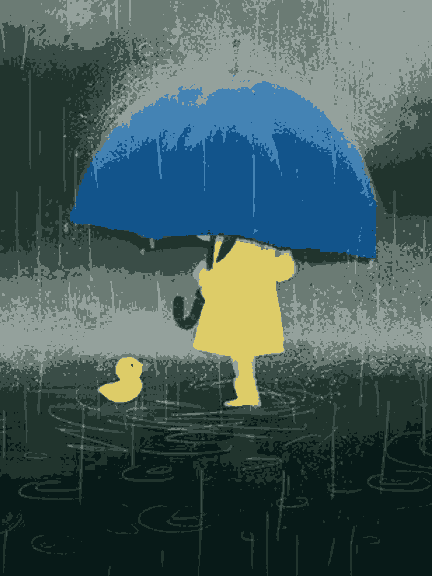 Tiny Boots & Big Umbrella - Monsoon Edition