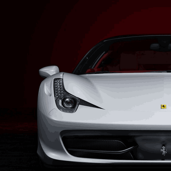White Ferrari 458 - Supercar Edition