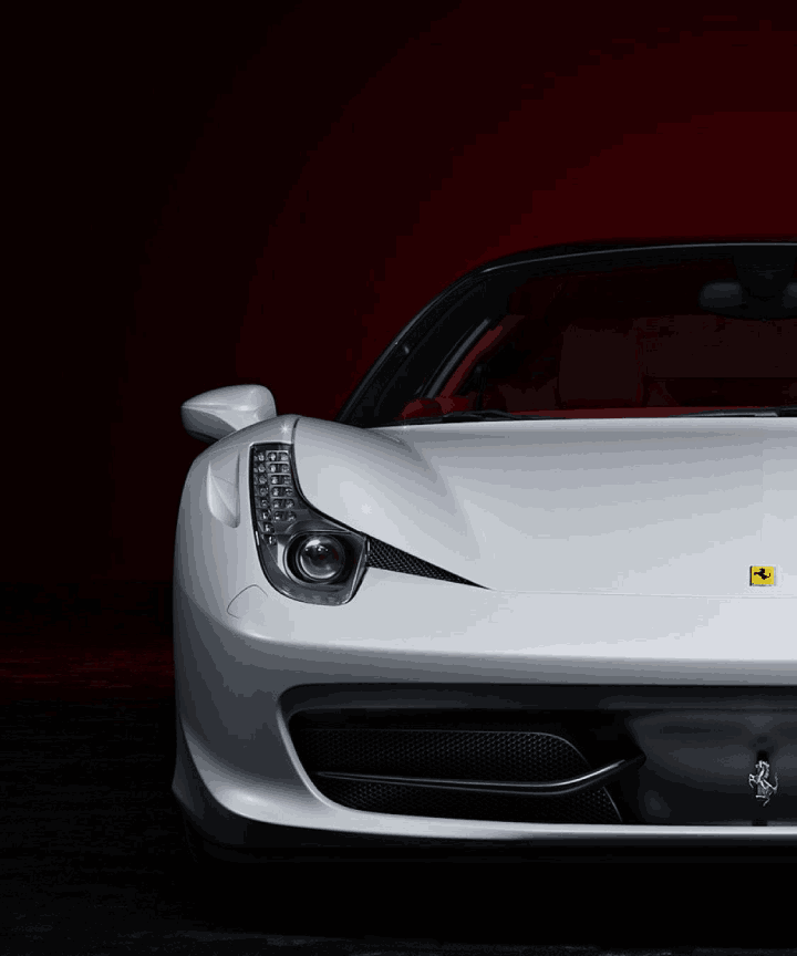 White Ferrari 458 - Supercar Edition