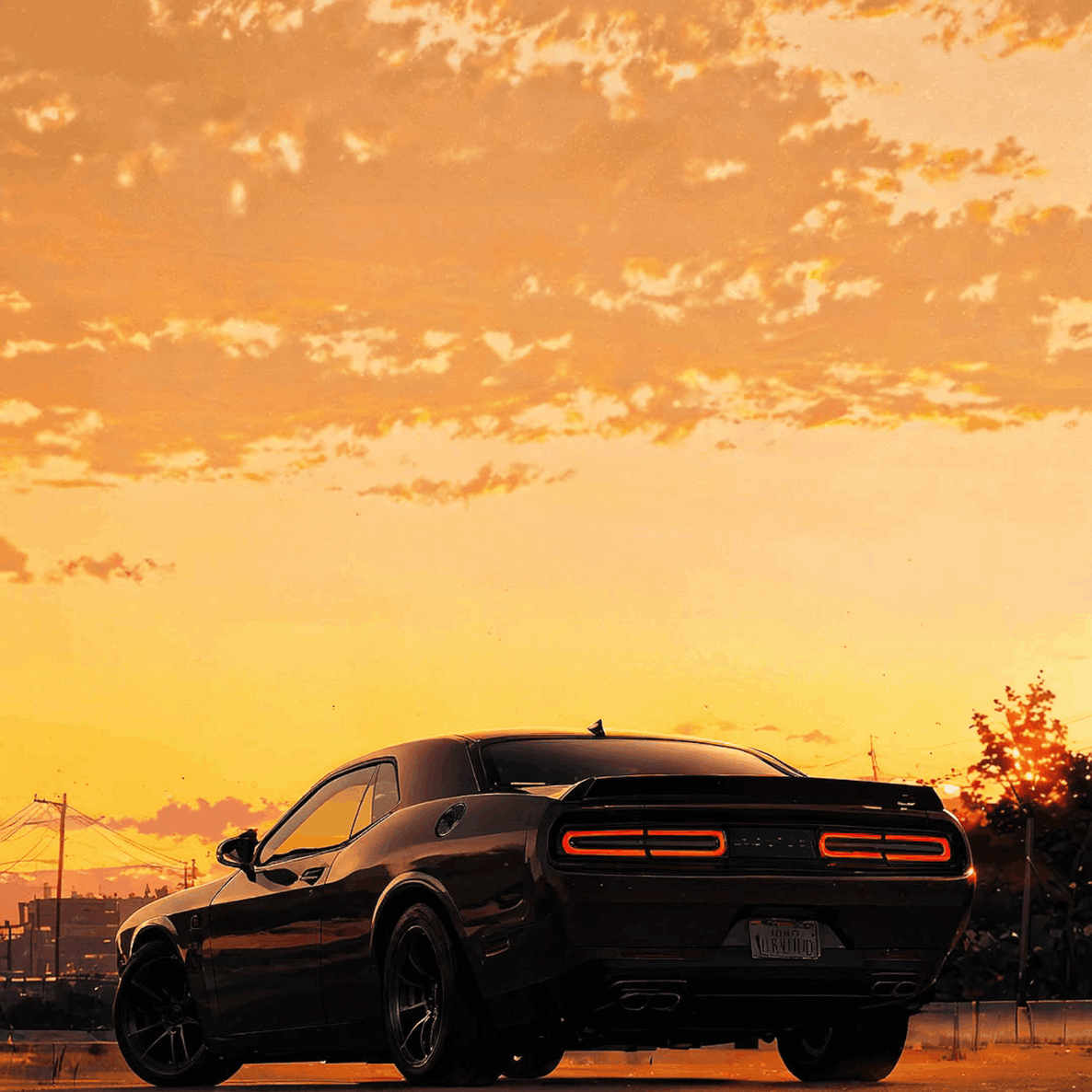 Golden Hour Muscle - Cars Edition