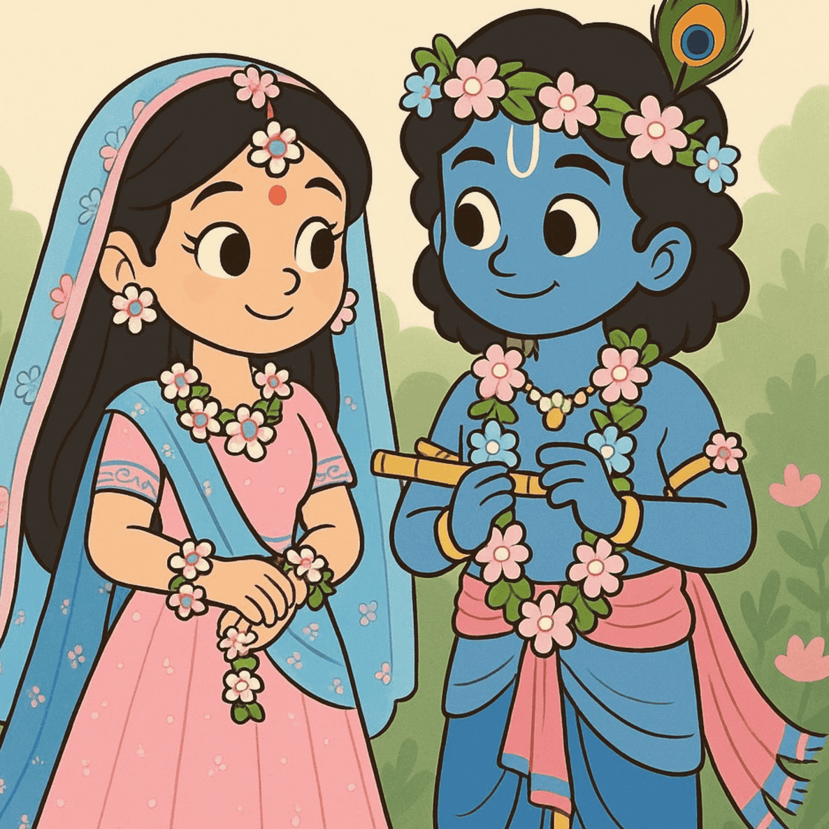 Janmashtami ka Prem Milan - Radha Krishna