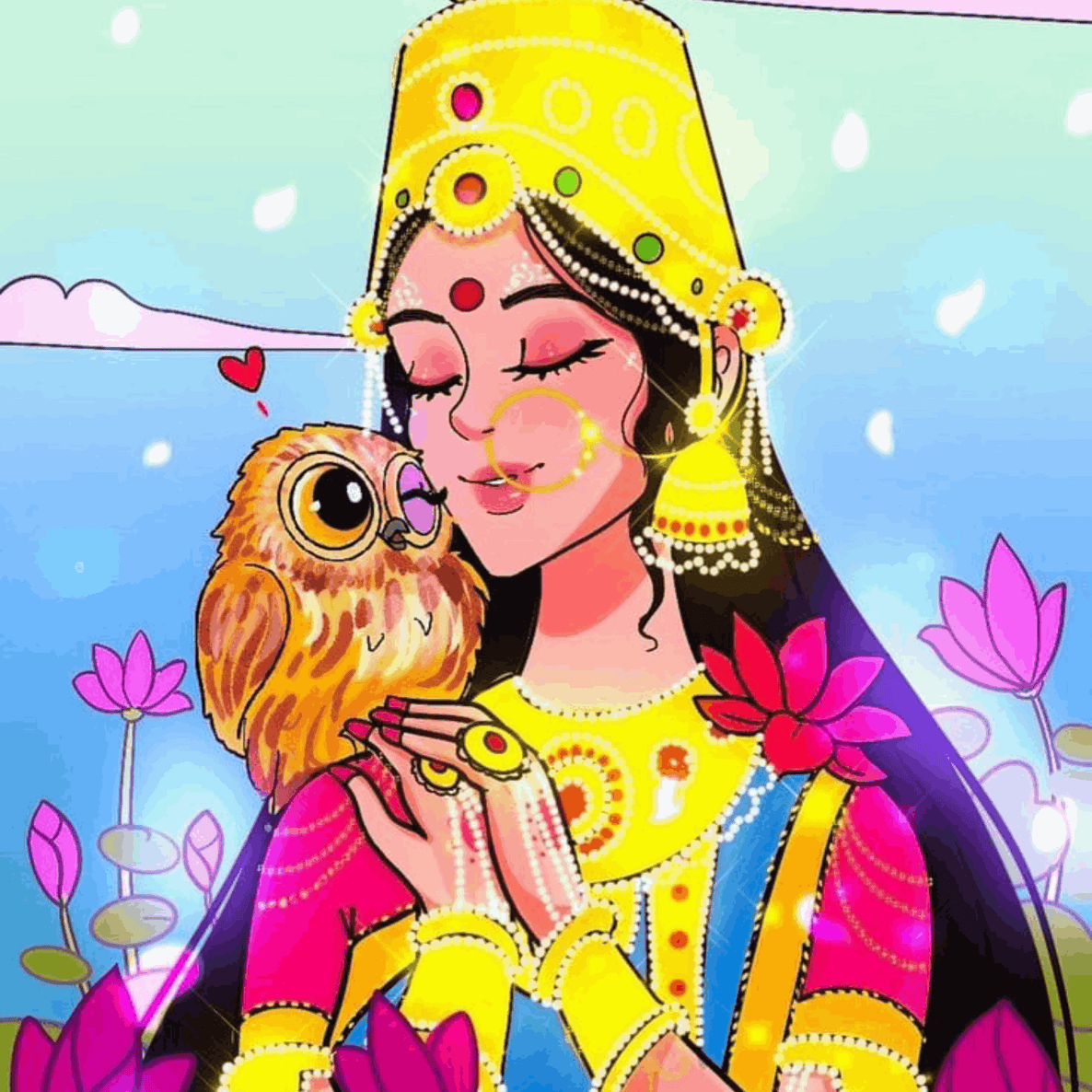 Padmaja with Uluka - Lakshmiji