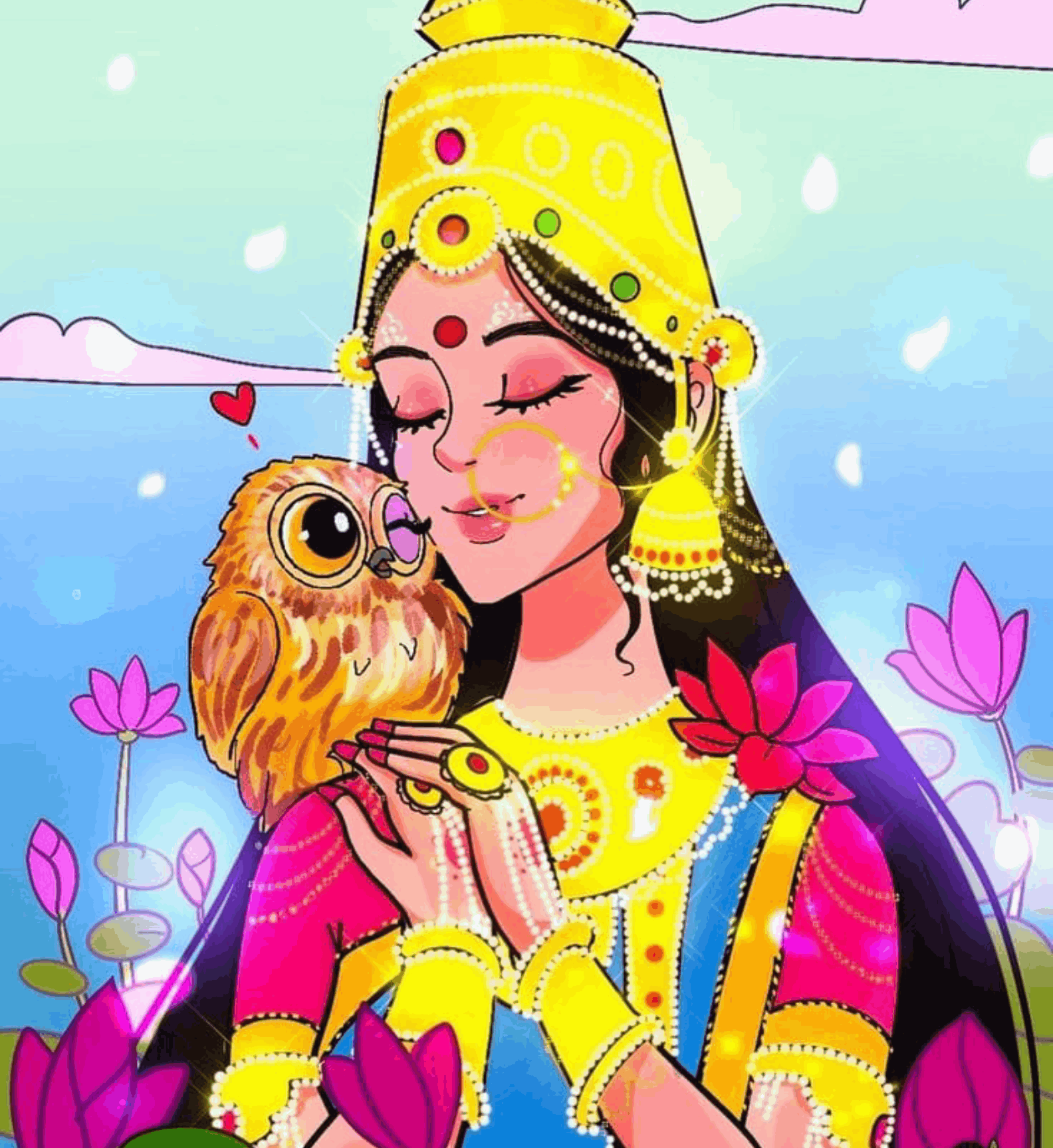 Padmaja with Uluka - Lakshmiji