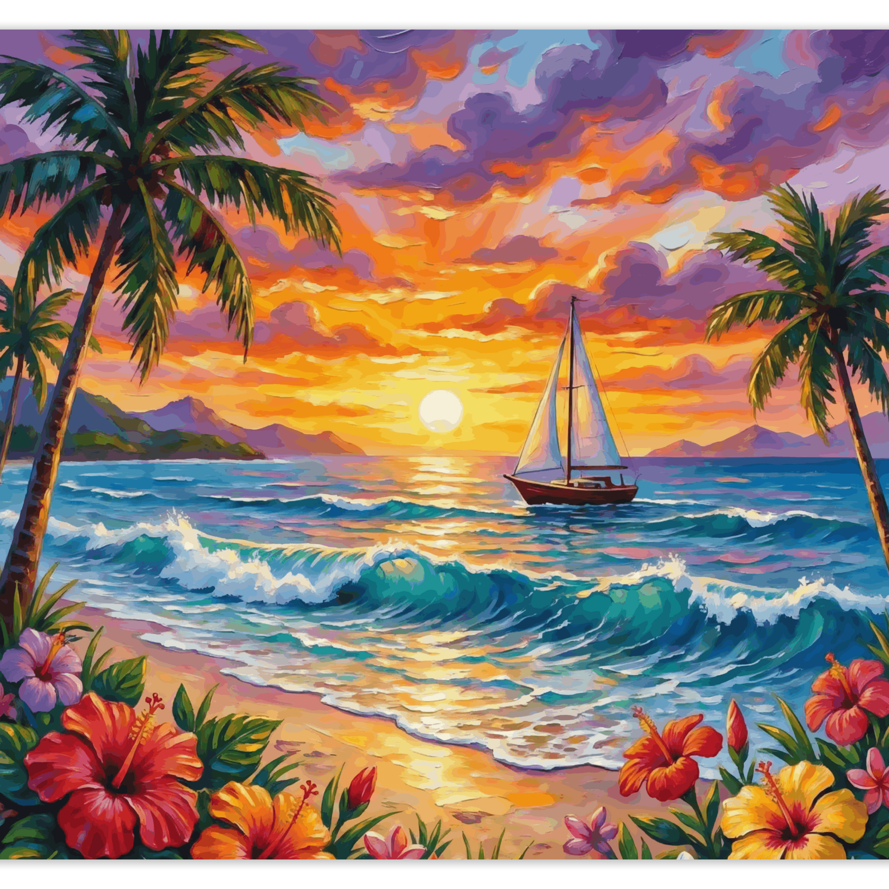 Sails at Sunset