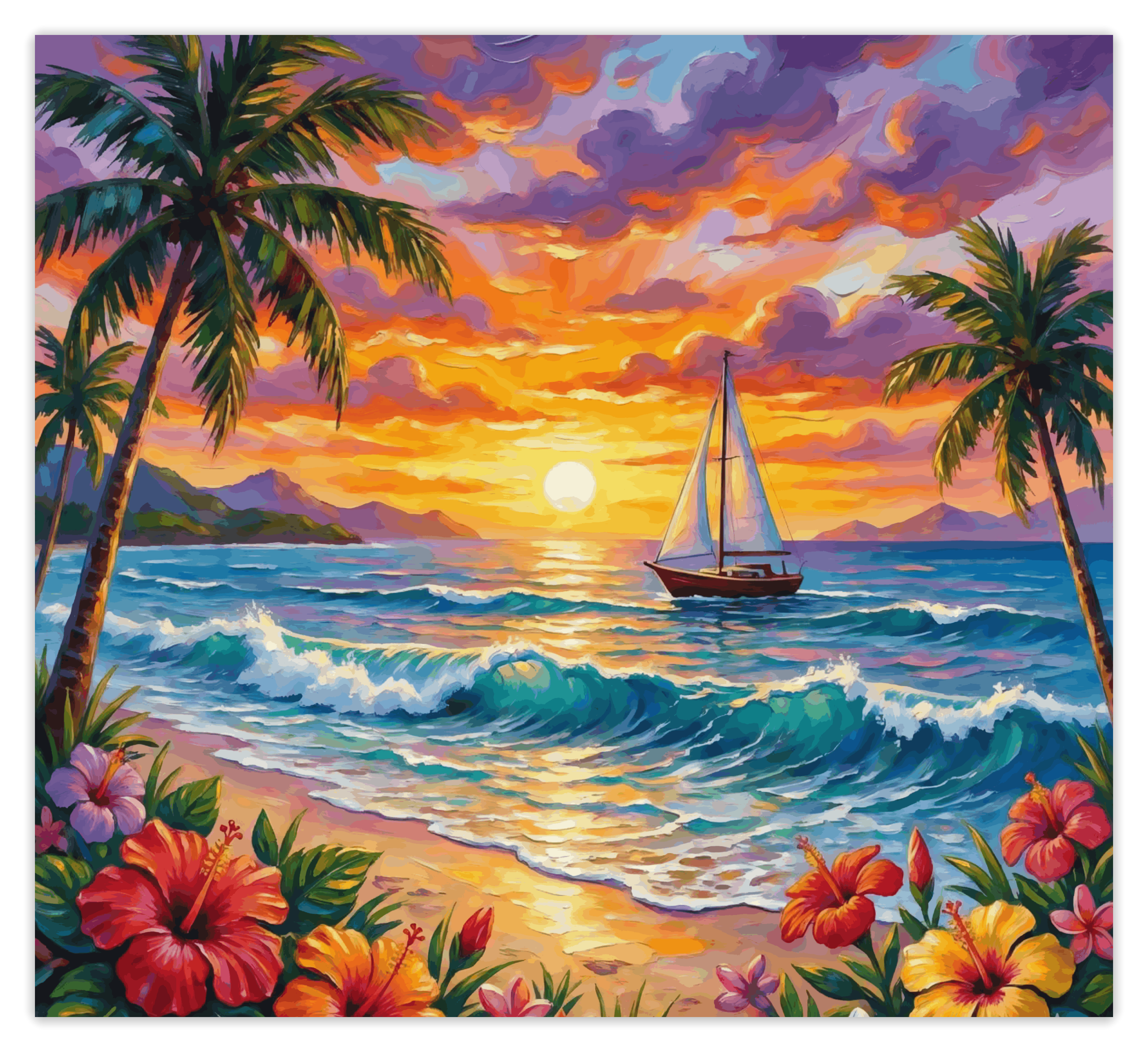 Sails at Sunset
