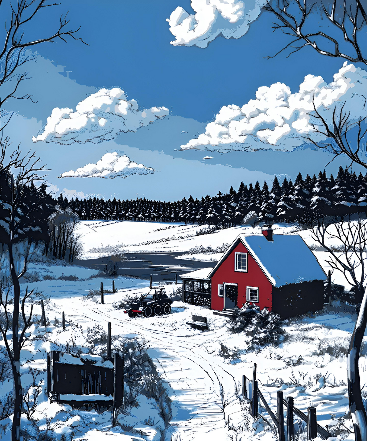 Silent Winter Landscape - Winter edition
