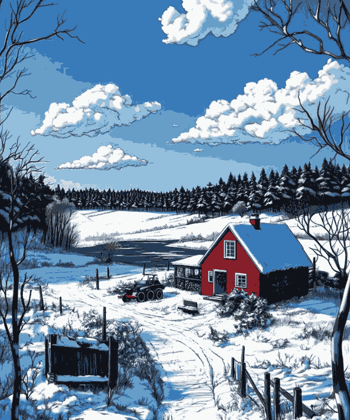 Silent Winter Landscape - Winter edition