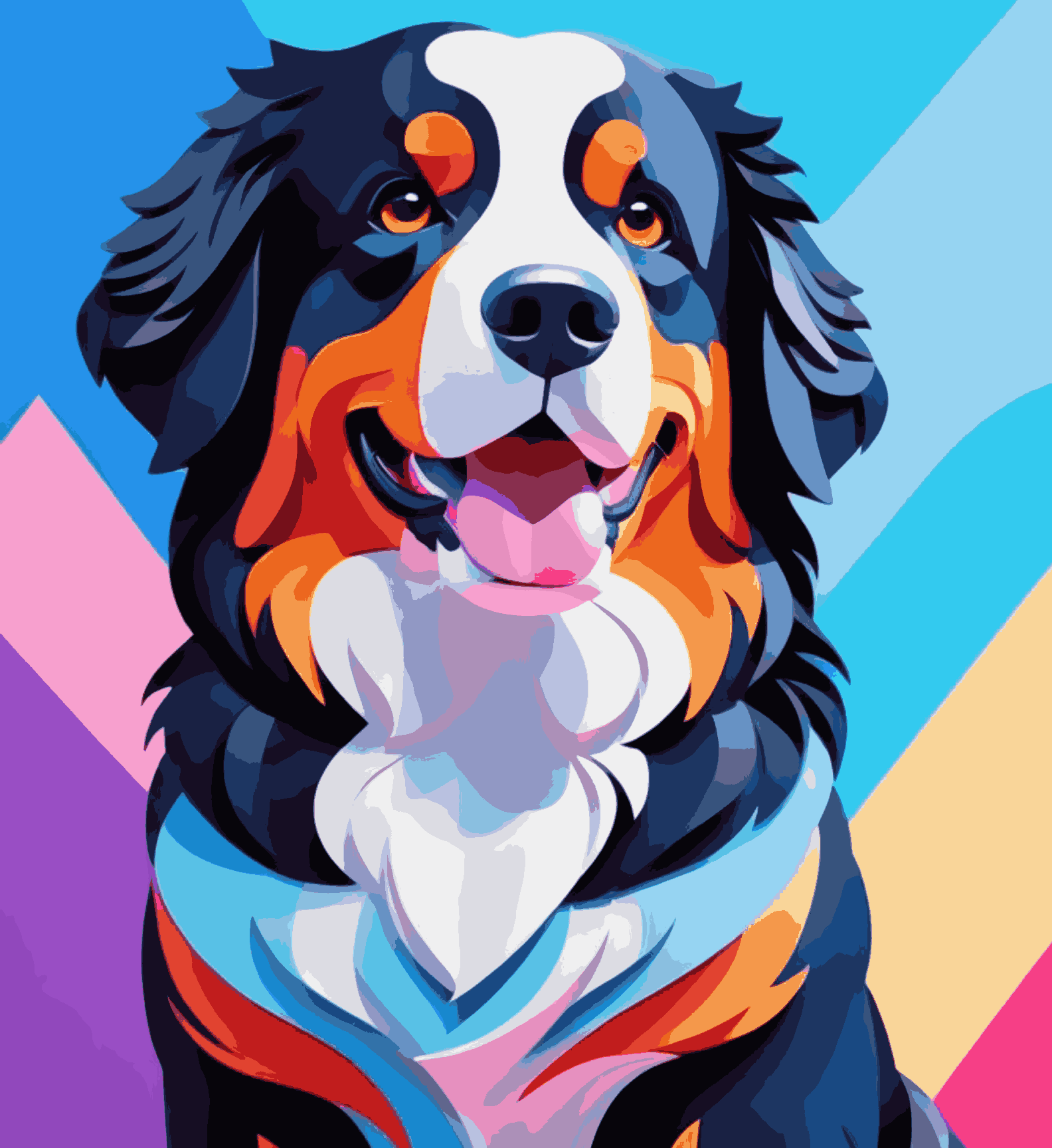 Colorful Dog