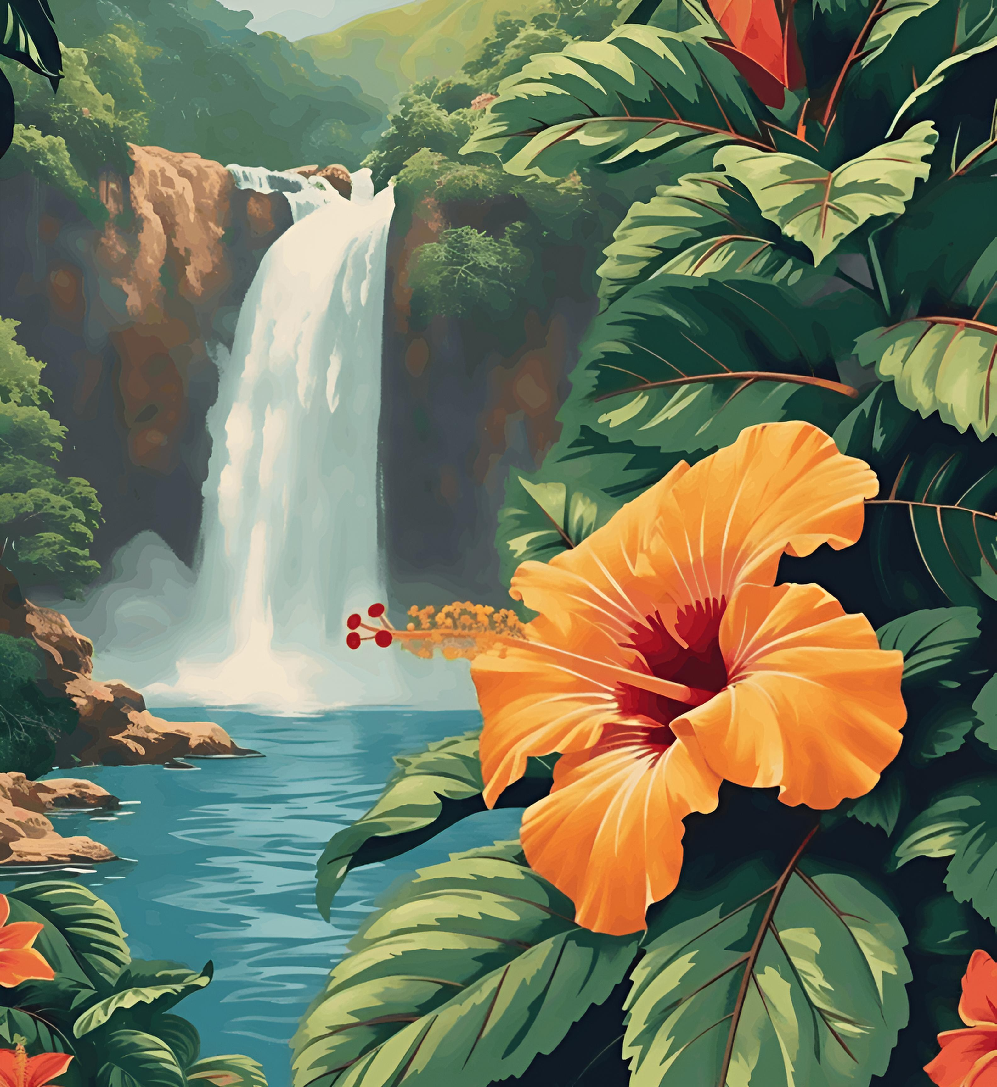 Floral cascade - Summer Edition