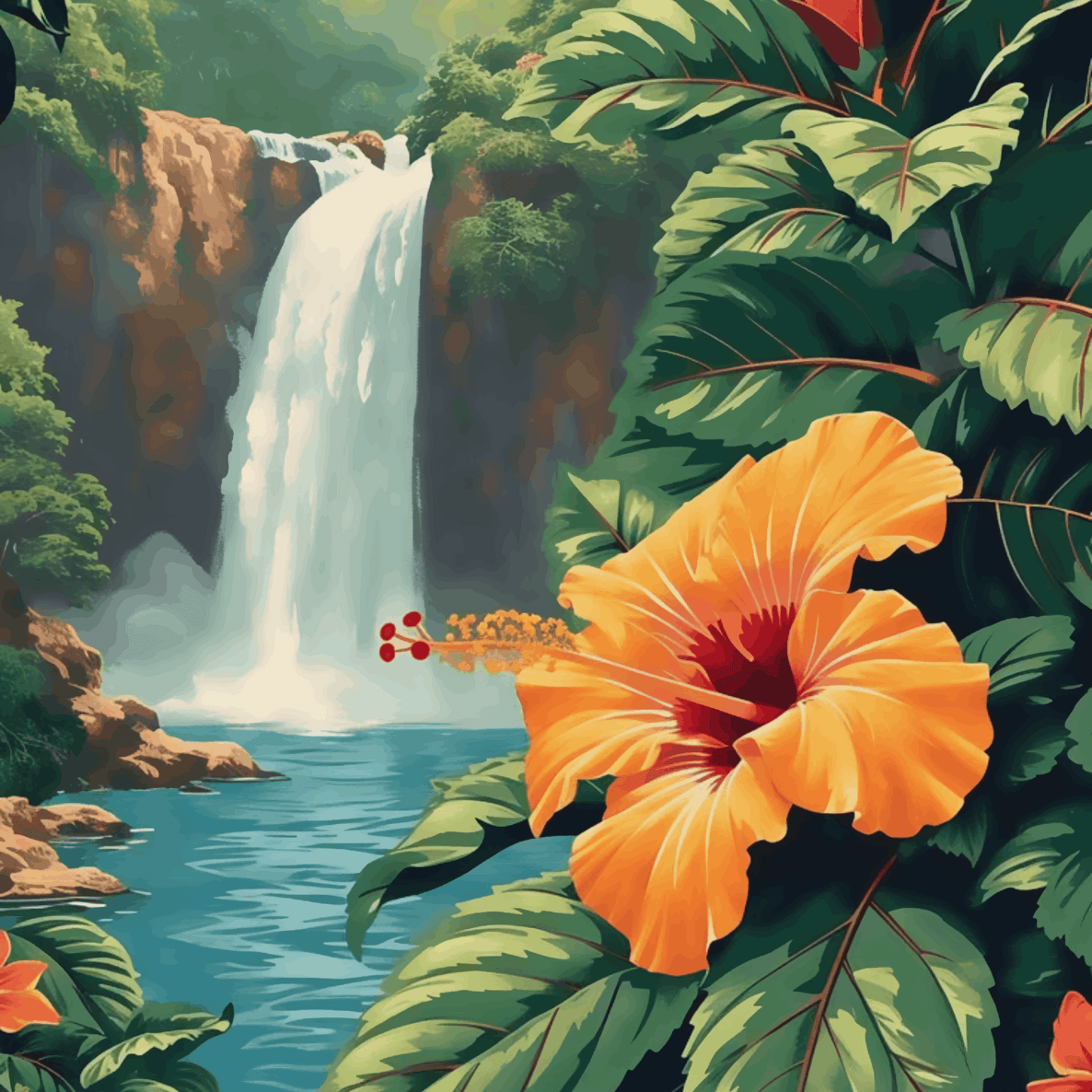 Floral cascade - Summer Edition