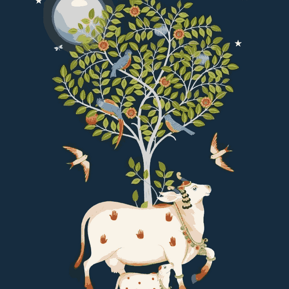Tree of Life with Cow Pichway