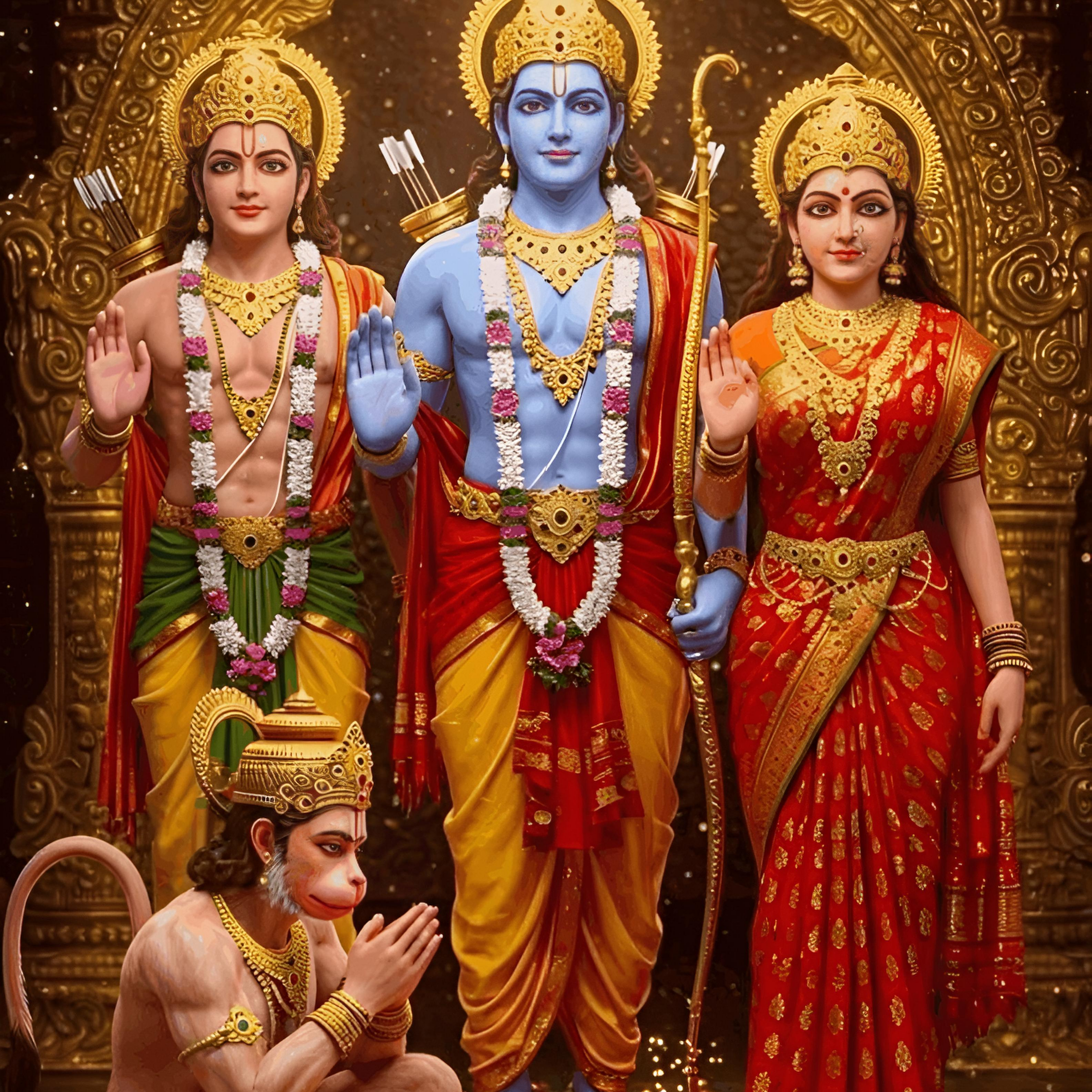 The sacred Ayodhya Darbar - Ramji